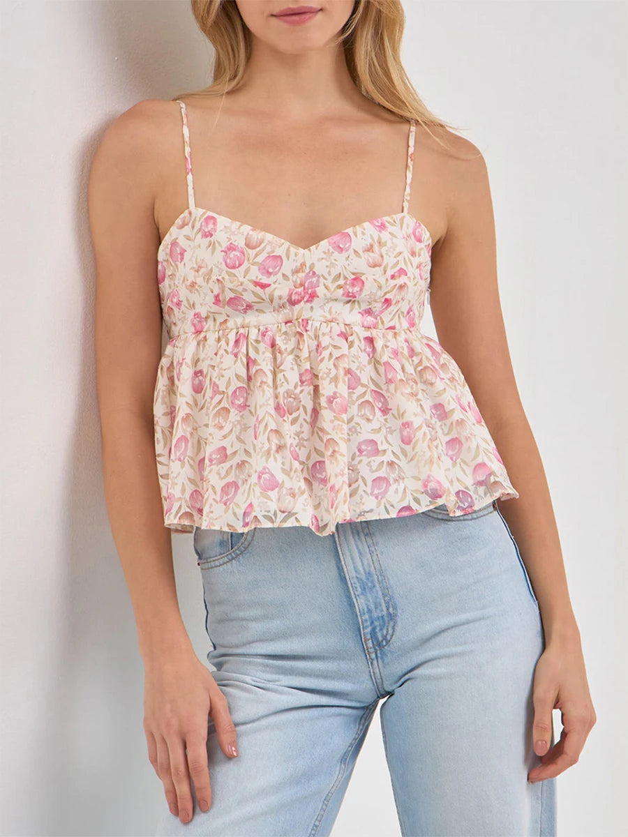 Women s Boho Chic Off-Shoulder Ruffle Sleeve Floral Print Blouse Summer Casual Loose Fit Tunic Tops Shirt