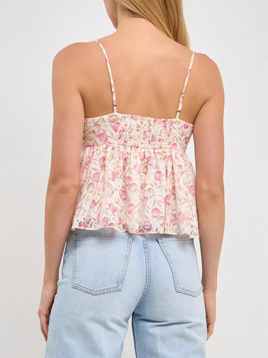 Women s Boho Chic Off-Shoulder Ruffle Sleeve Floral Print Blouse Summer Casual Loose Fit Tunic Tops Shirt