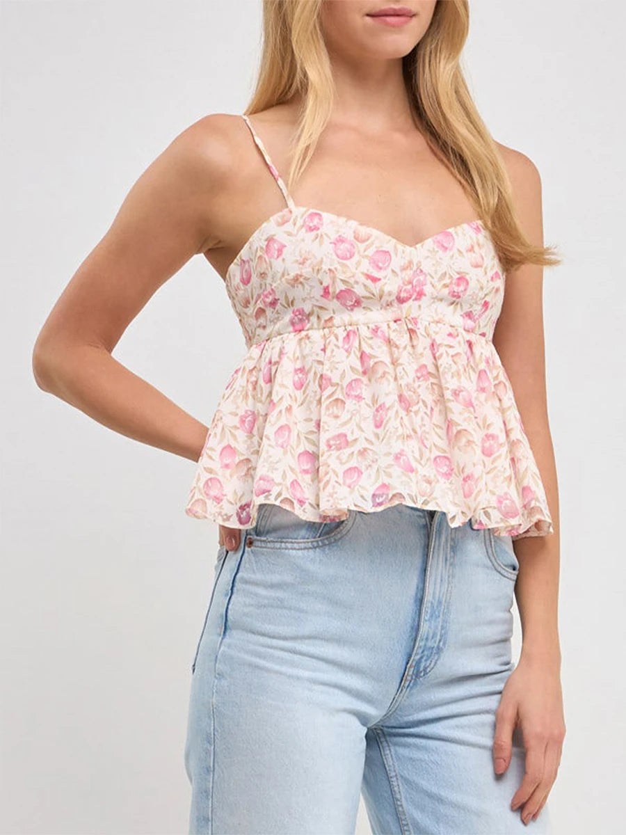 Women s Boho Chic Off-Shoulder Ruffle Sleeve Floral Print Blouse Summer Casual Loose Fit Tunic Tops Shirt